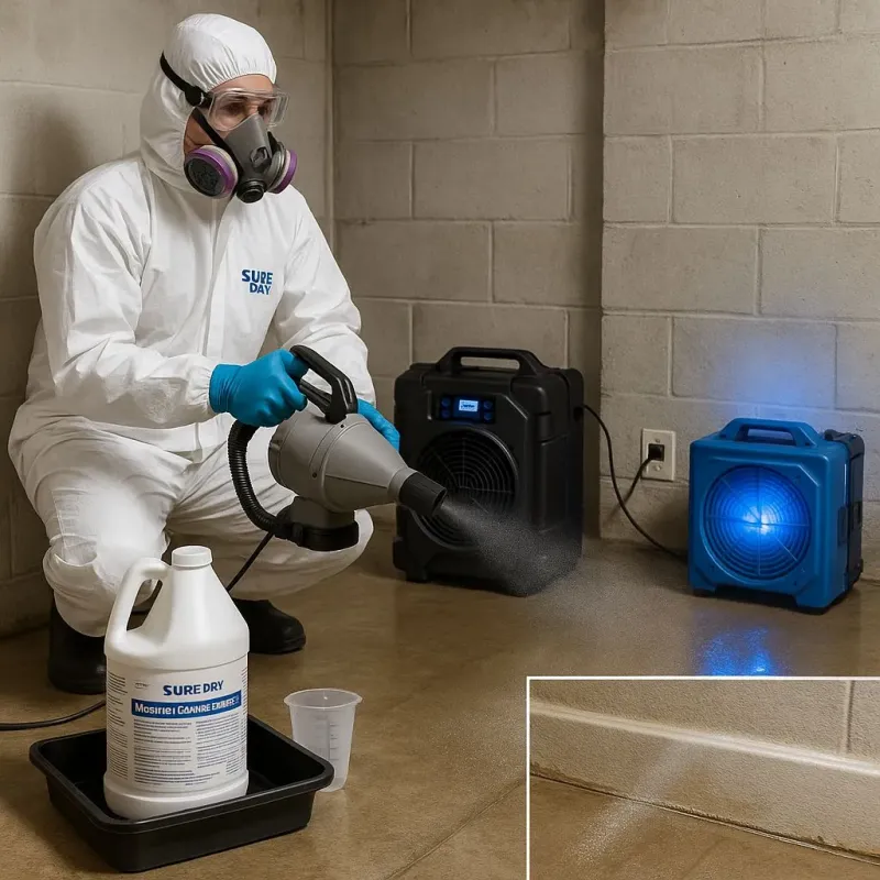 Sanitization and Odor Removal process in China Grove, TX