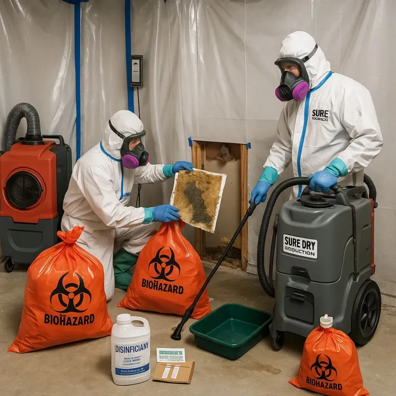 Contaminated Water Handling Protocols process in China Grove, TX