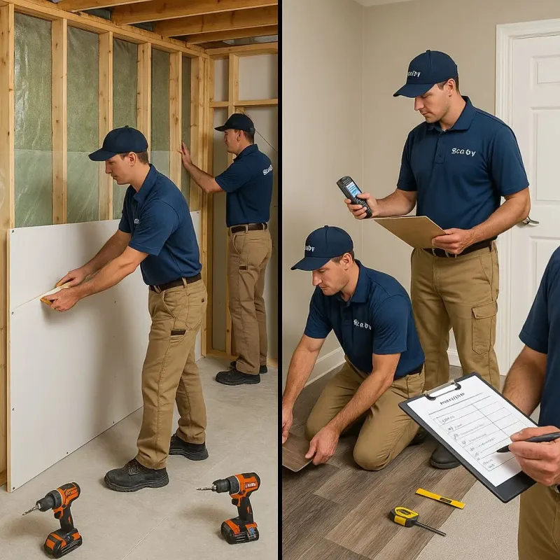 Repairs and Reconstruction process in China Grove, TX