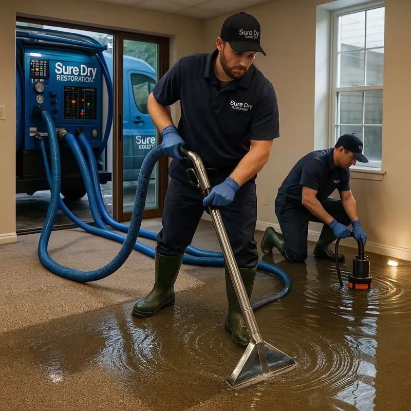 Water Extraction and Removal process in China Grove, TX